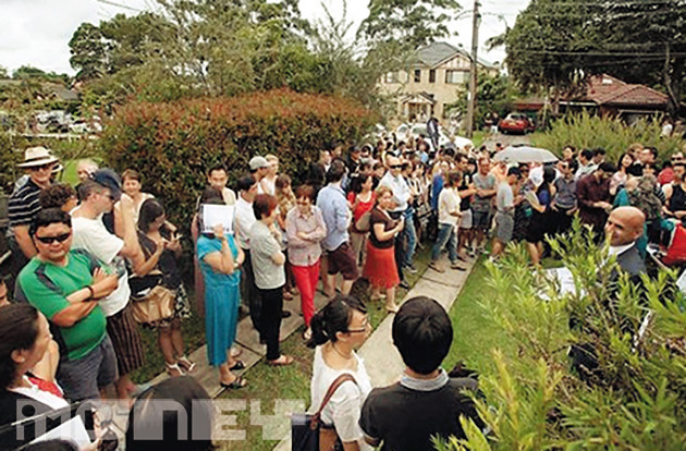 每逄周末，悉尼舉行大大小小房屋拍賣會，當中不乏內地買家。（相片來源：iMoney 智富雜誌）